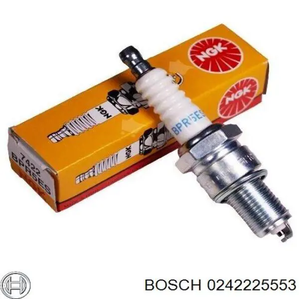 Свечи зажигания 0242225553 Bosch