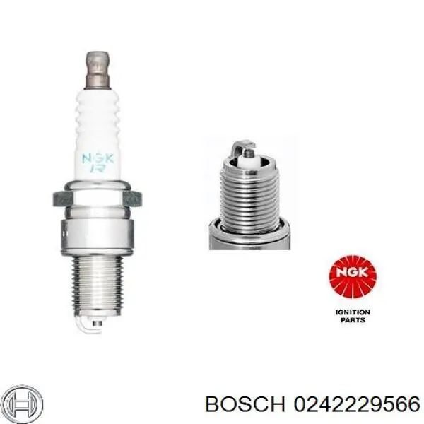 0242229566 Bosch свечи