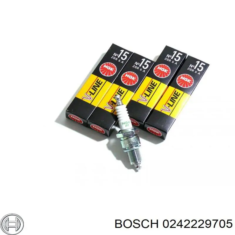 0242229705 Bosch Свечи зажигания