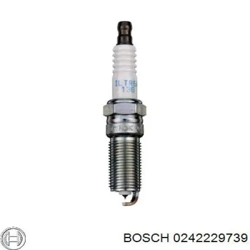 Свіча запалювання 0242229739 Bosch