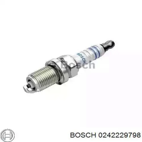 Свіча запалювання 0242229798 Bosch