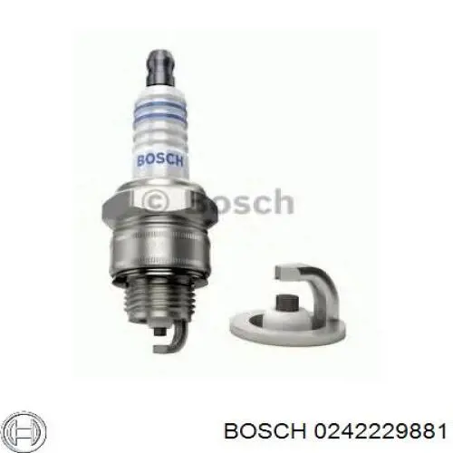 0242229881 Bosch vela de ignição