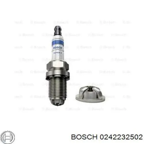 Свеча зажигания Bosch 0242232502