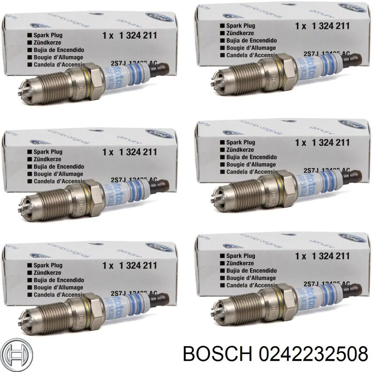 Свечи зажигания 0242232508 Bosch