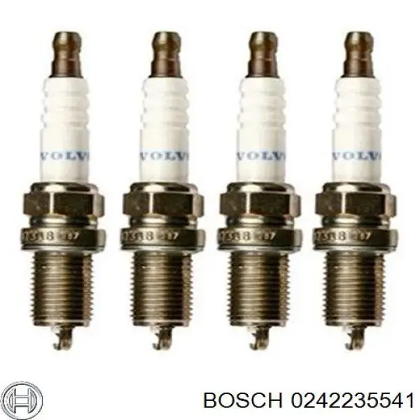 Свечи зажигания 0242235541 Bosch