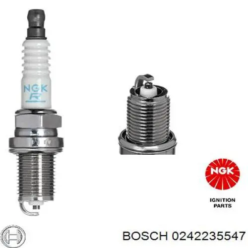 Свеча зажигания Bosch 0242235547 цена, от 2.85 USD