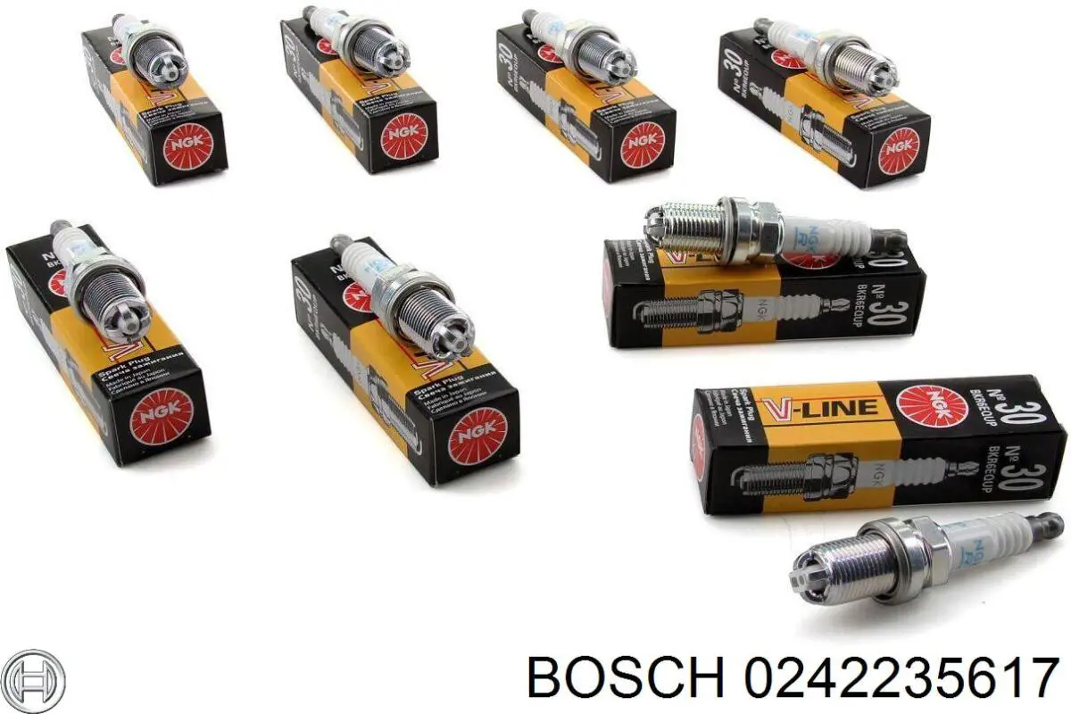 Свечи зажигания 0242235617 Bosch