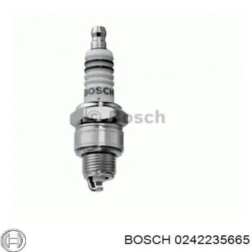 Купить 0242235665 Bosch Свечи автомобильные