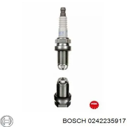 Купить 0242235917 Bosch Свечи автомобильные