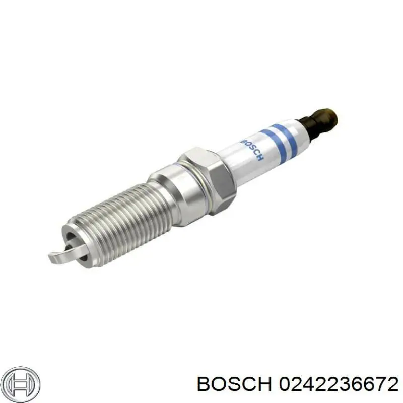 Свіча запалювання 0242236672 Bosch