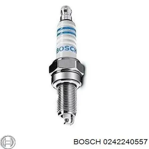 Свечи зажигания 0242240557 Bosch