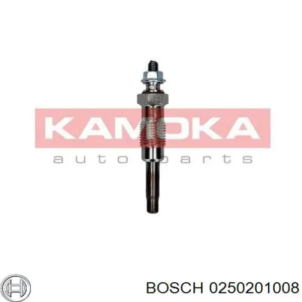 Свечи накала Bosch 0250201008 цена, от 7.84 USD