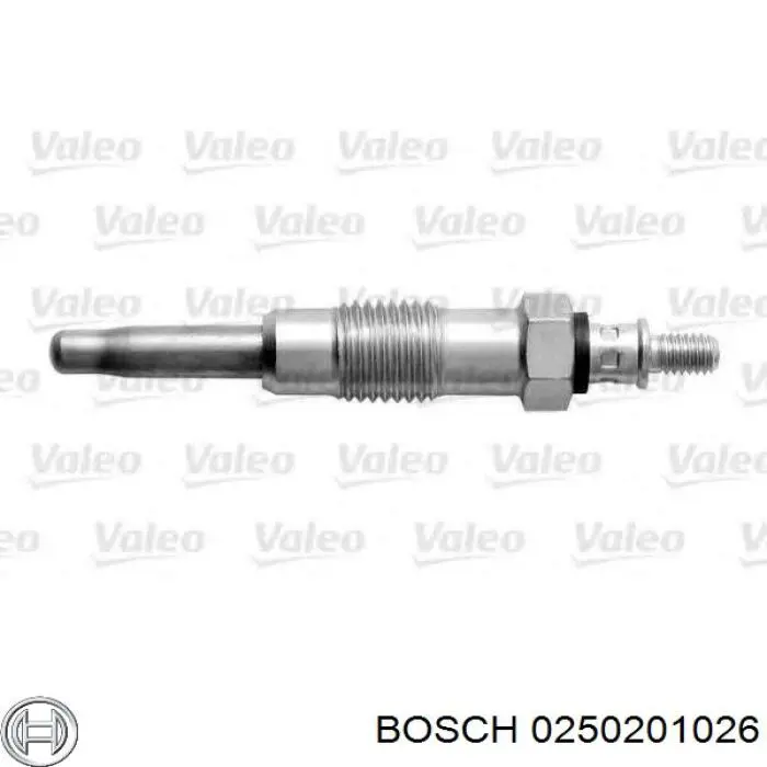 Свічка накалу 0250201026 Bosch