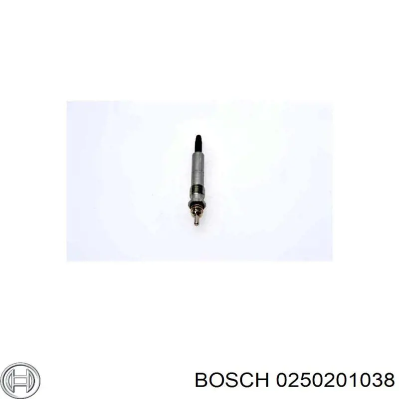 Свечи накала 0250201038 Bosch