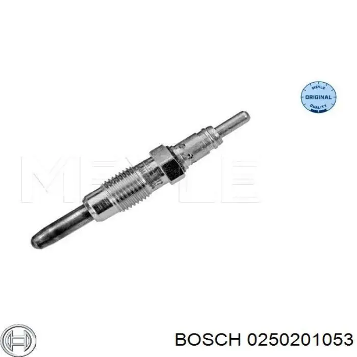 Свечи накала Bosch 0250201053 цена, от 8.64 USD