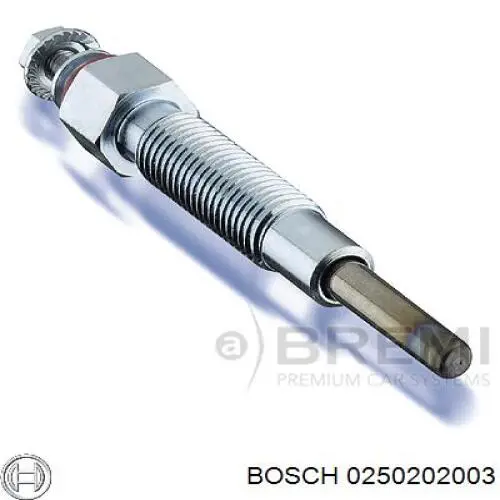 Свечи накала 0250202003 Bosch