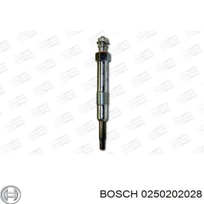 0250202028 Bosch свечи накала