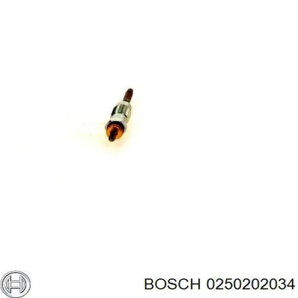 0250202034 Bosch Свечи накаливания