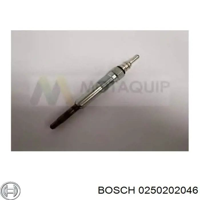 Свечи накала Bosch 0250202046 цена, от 10.46 USD
