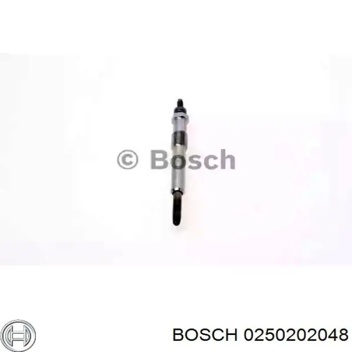 0250202048 Bosch свечи накала