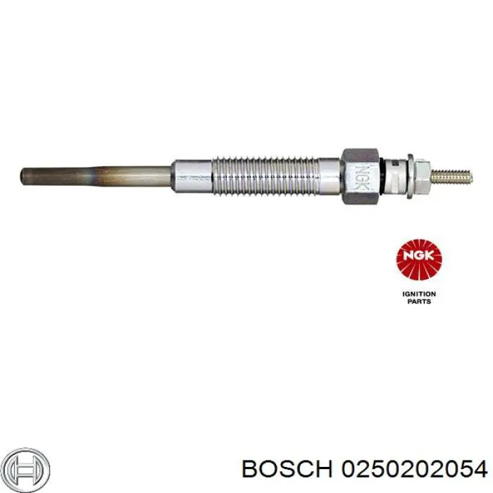 Свечи накала 0250202054 Bosch