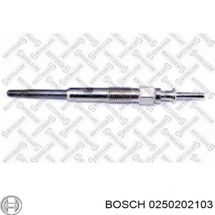 Свеча накала Bosch 0250202103