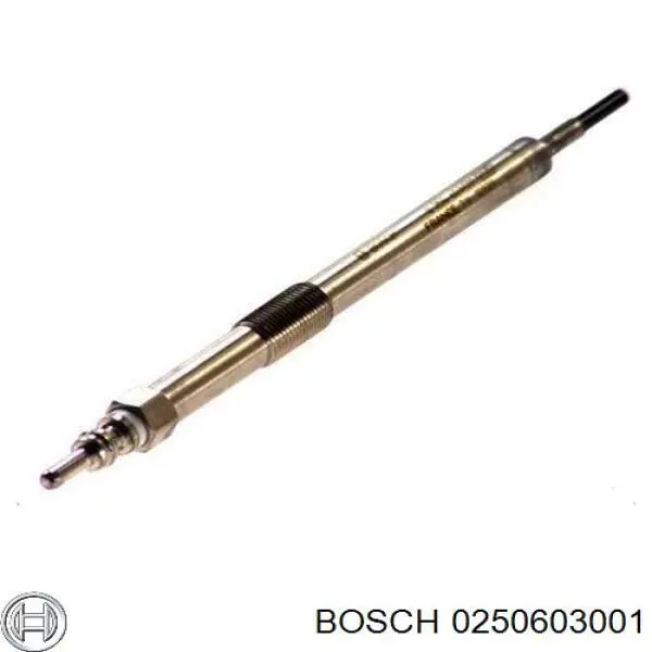 Свеча накала Bosch 0250603001