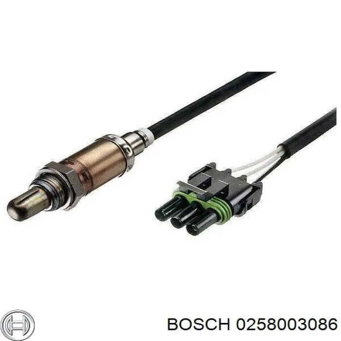 0258003086 Bosch лямбда-зонд, датчик кислорода до катализатора