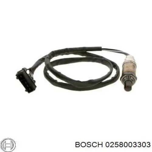Лямбдазонд, датчик кислорода до катализатора Bosch 0258003303 цена, от 61.84 USD