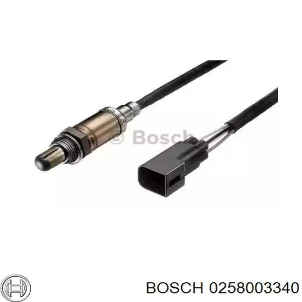 0258003340 Bosch лямбда-зонд, датчик кислорода до катализатора
