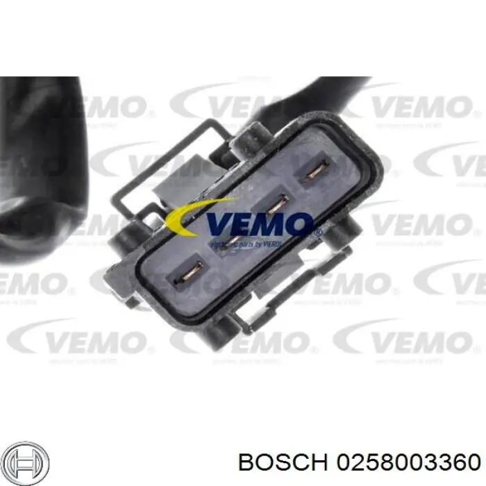 Купить 0258003360 Bosch Датчик кислорода до катализатора