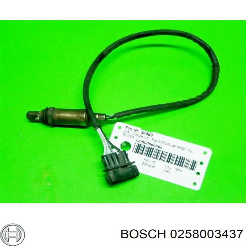  0 258 003 437 Bosch лямбда-зонд, датчик кислорода до катализатора