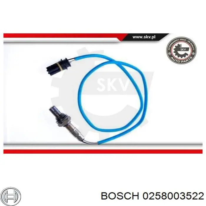 0258003522 Bosch Датчик кислорода