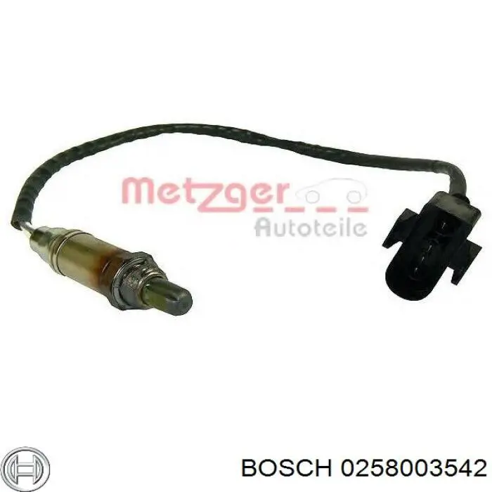 Купить 0258003542 Bosch Датчик кислорода до катализатора