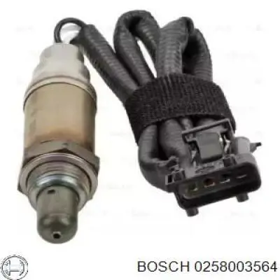 258003564 Bosch лямбда-зонд, датчик кислорода после катализатора