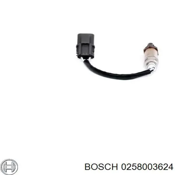 0258003624 Bosch Лямбда-зонд, датчик кислорода до катализатора