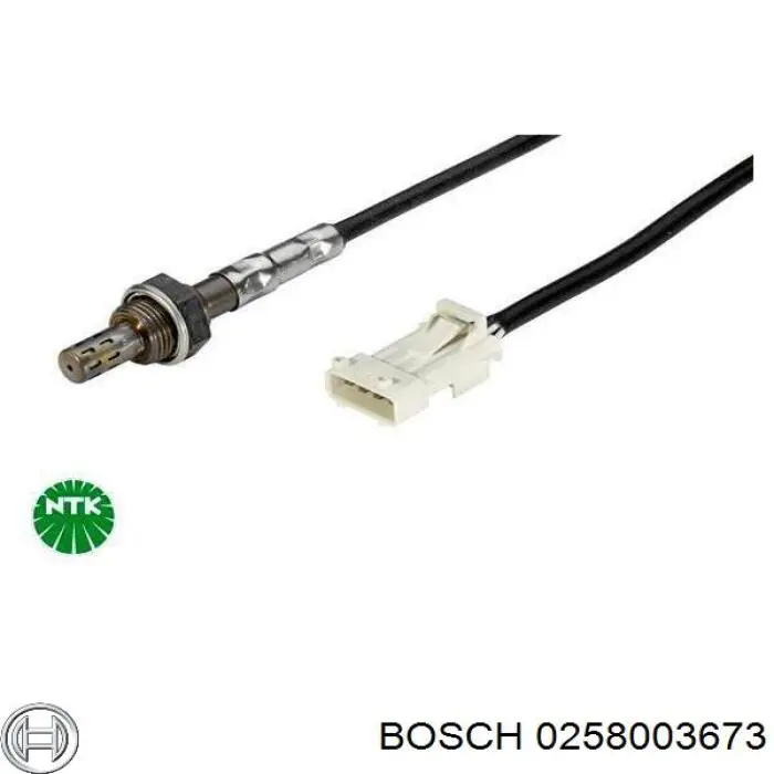 0258003673 Bosch лямбда-зонд, датчик кислорода до катализатора