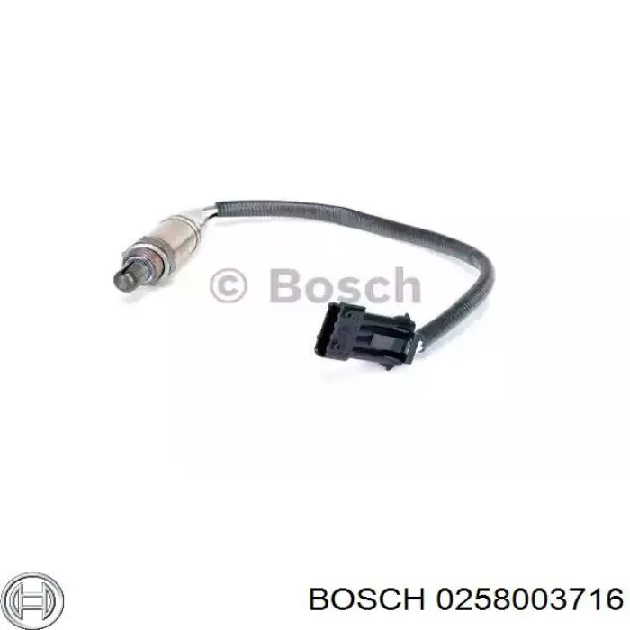0 258 003 716 Bosch лямбда-зонд, датчик кислорода после катализатора
