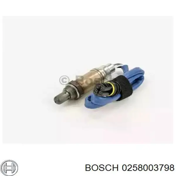 Лямбда-зонд, датчик кислорода до катализатора правый Bosch 0258003798