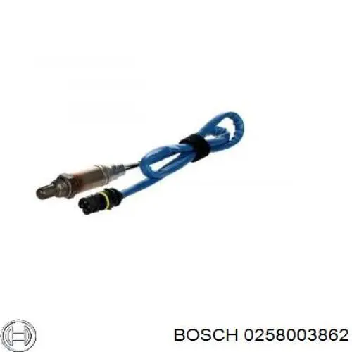 Лямбдазонд, датчик кислорода до катализатора, левый Bosch 0258003862 цена, от 48.45 USD