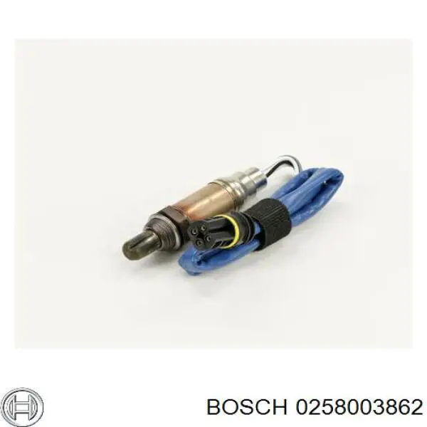 0258003862 Bosch лямбда-зонд, датчик кислорода до катализатора левый