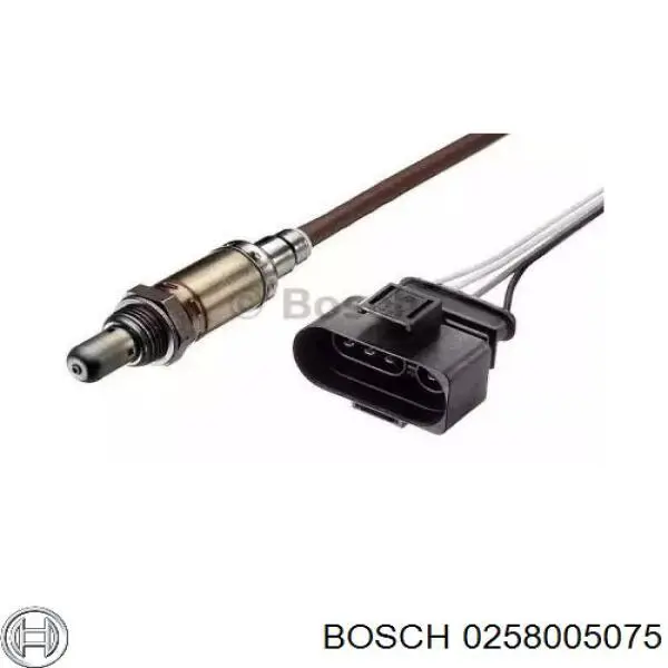 0258005075 Bosch лямбда-зонд, датчик кислорода до катализатора