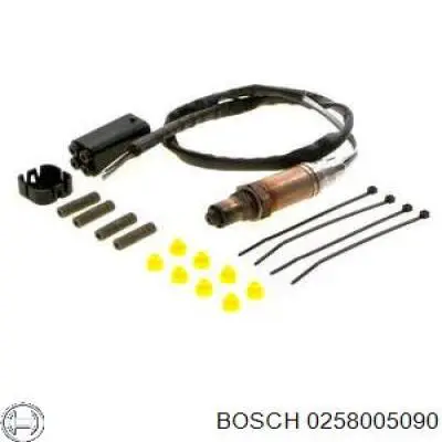 Лямбда зонд до катализатора, правый Bosch 0258005090 цена, от 26.06 USD