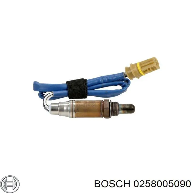 Купить 0258005090 Bosch Лямбда-зонд, датчик кислорода до катализатора правый