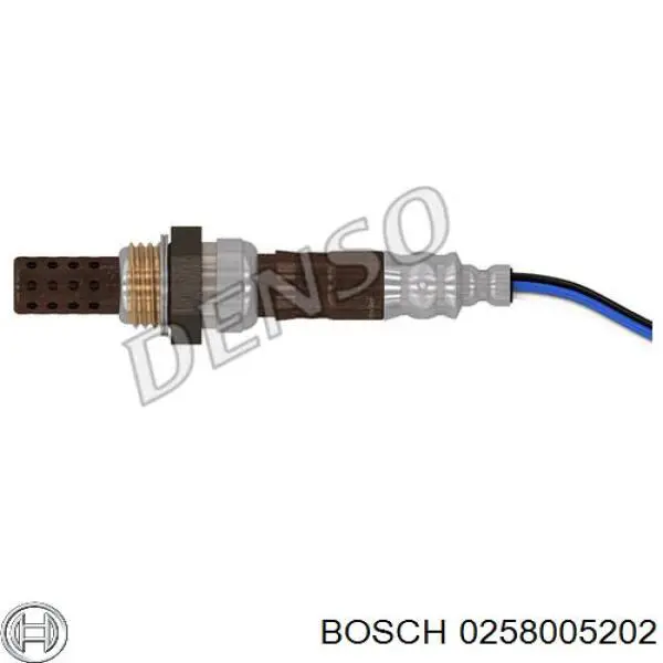 Лямбда датчик кислорода Bosch 0258005202 цена, от 20.06 USD