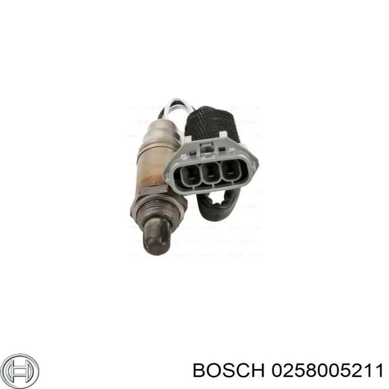 0 258 005 211 Bosch лямбда-зонд, датчик кислорода до катализатора