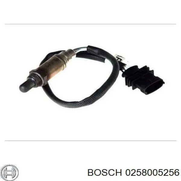 0258005256 Bosch лямбда-зонд, датчик кислорода до катализатора