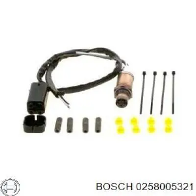 Датчик кислорода после катализатора 0258005321 Bosch