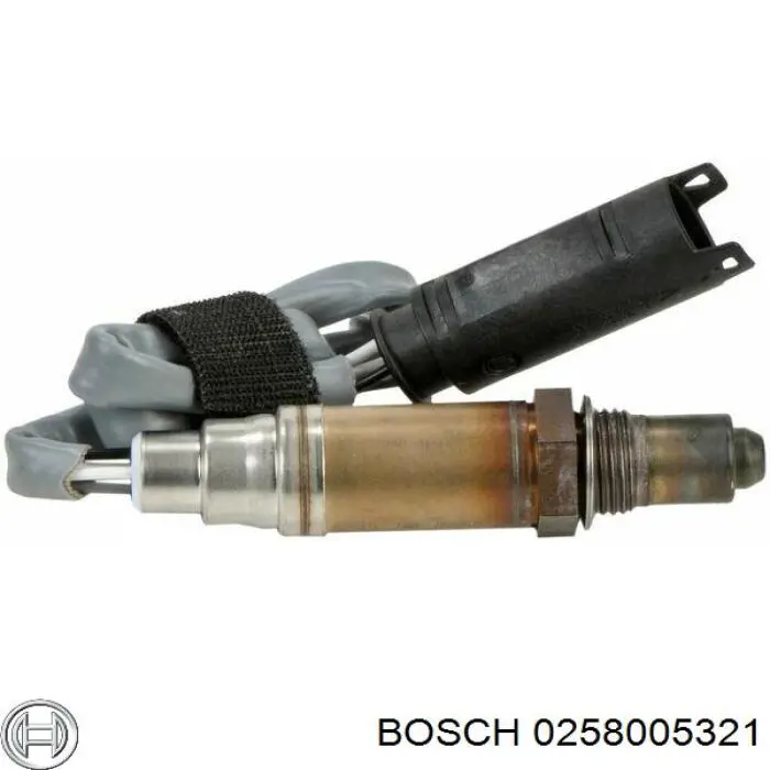 Лямбдазонд, датчик кислорода после катализатора Bosch 0258005321 цена, от 36.95 USD