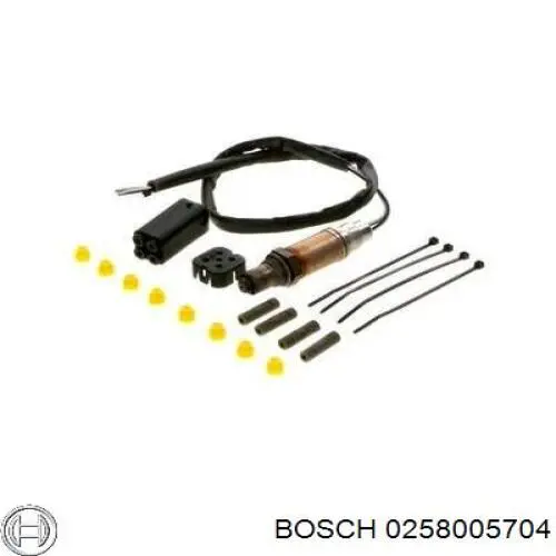 0258005704 Bosch лямбда-зонд, датчик кислорода до катализатора